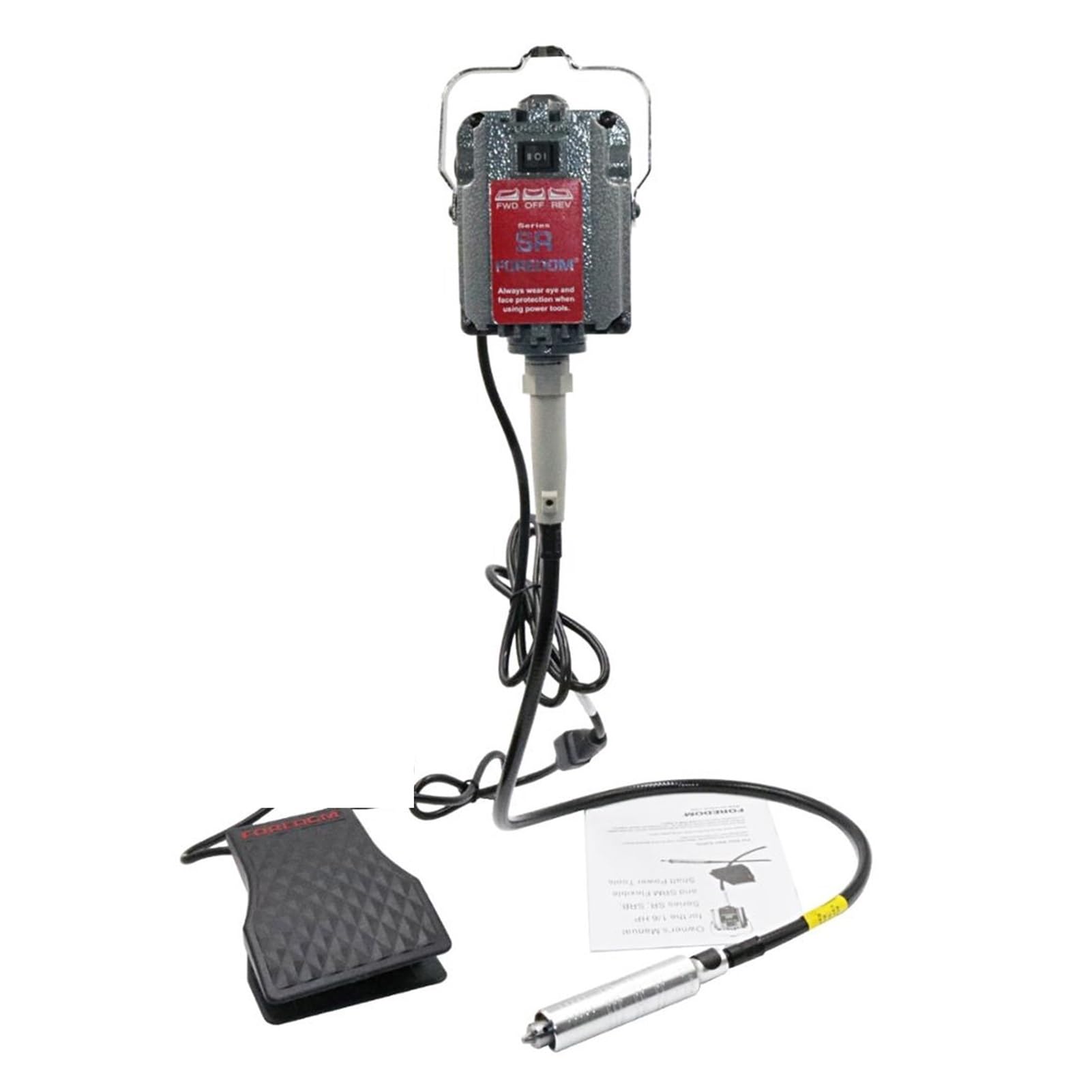 Pulidora de Piedras, Pulidor de tampón roca Eje flexible SR Máquina pulido Herramientas orfebrería Motor herramientas rotativas colgantes y motor colgante(1)