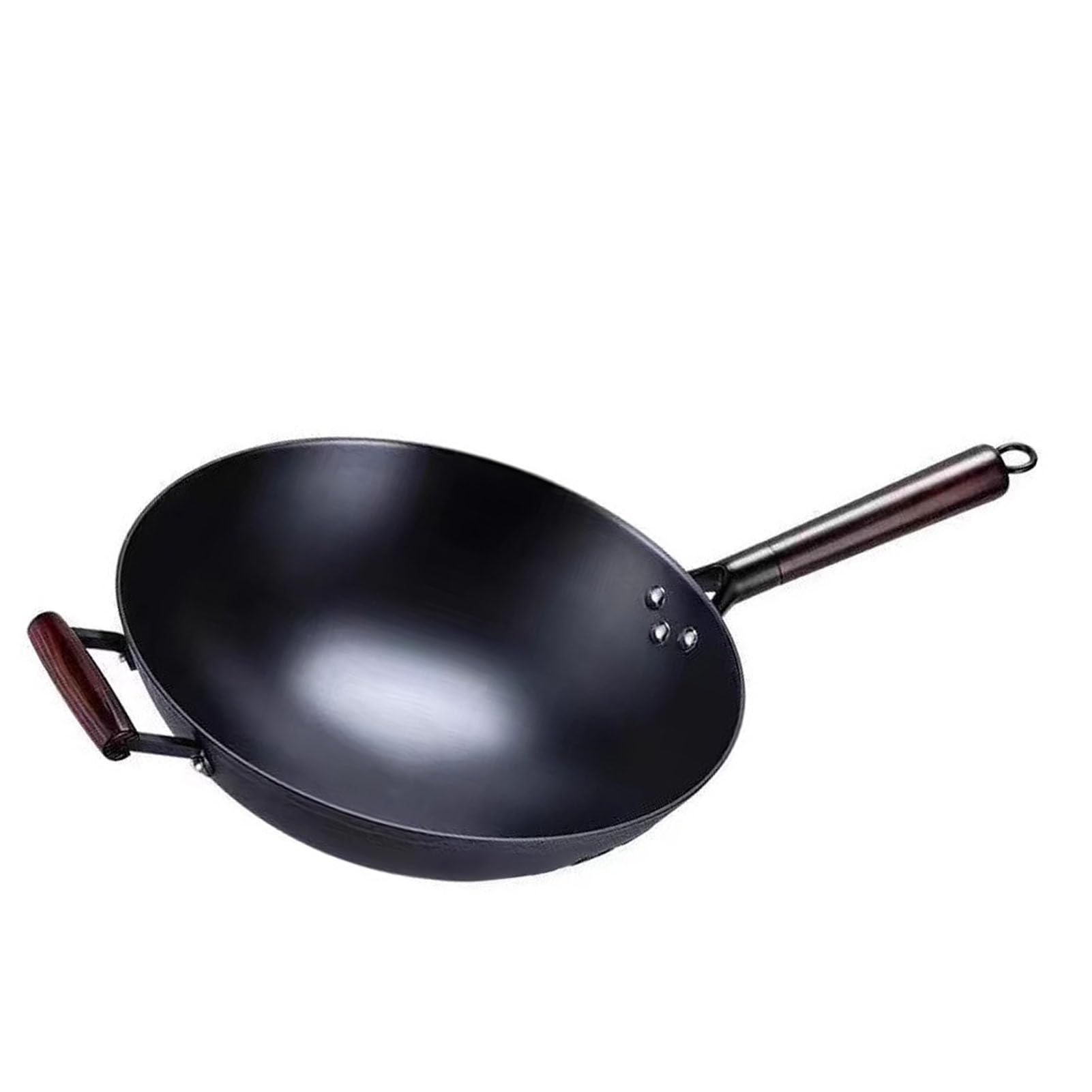 Cocoarm Patelnia Patelnia żeliwna Równomierne Ogrzewanie Polerowana Powierzchnia Wygodny Uchwyt 2000 G Wielofunkcyjne do Codziennego Gotowania w Domu Smażenie Gotowanie Grillowanie Gotowanie na (32