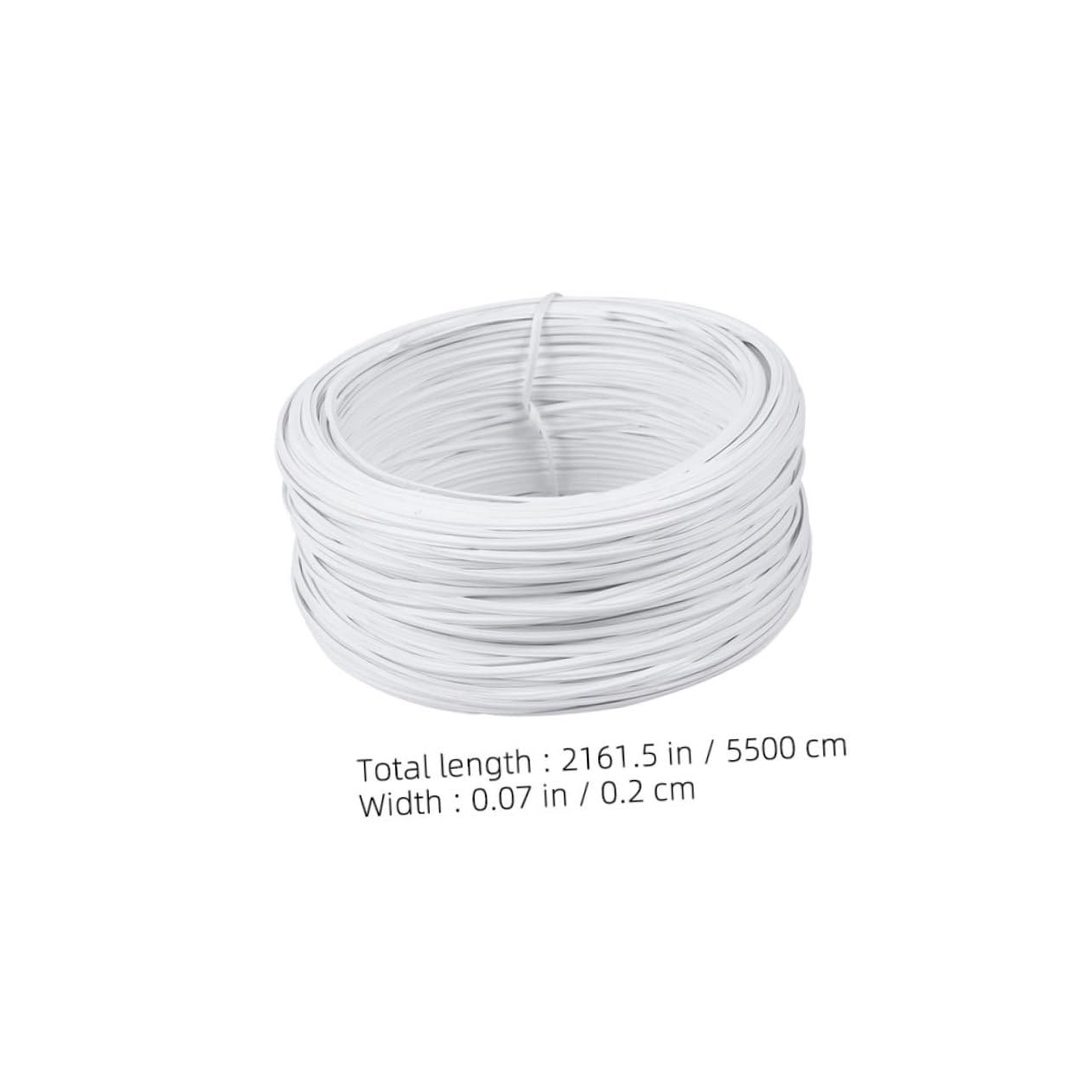 SUPVOX Binding Iron Wire 2 Rolls Plant Wire PVC Coated Wire Garden Wires for Planting Tie Wire