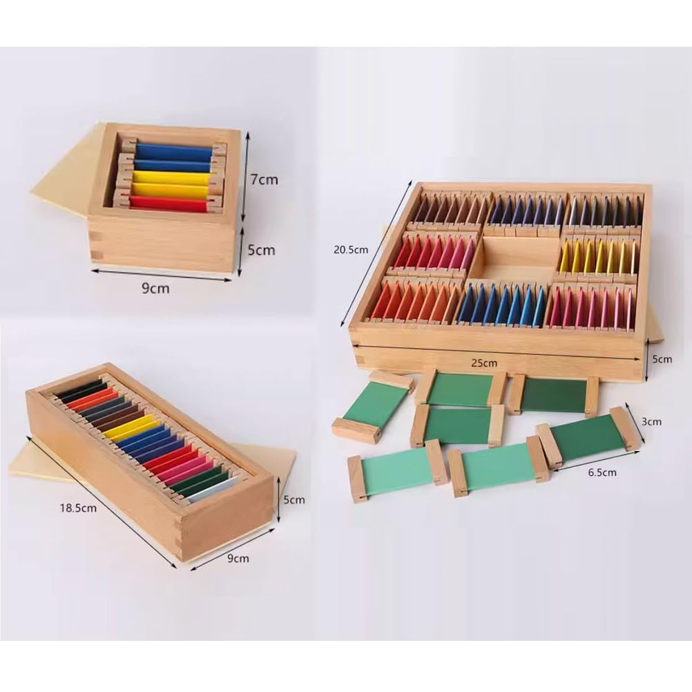 Pomoce dydaktyczne Montessori Zabawki edukacyjne dla dzieci Wczesna edukacja Sensoryczna Profesjonalna edycja Tablica kolorów Szkolenie inteligencji dzieci
