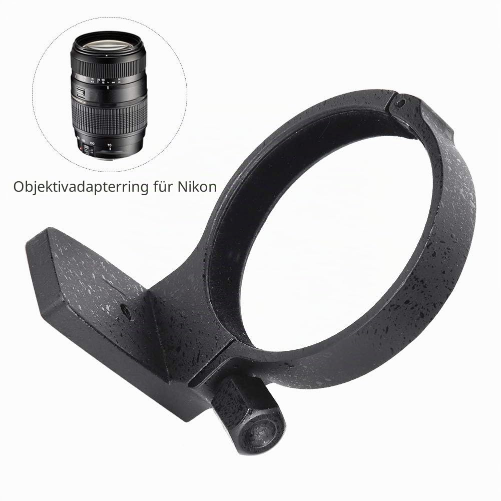 Sxhlseller Objektivhalterungsring, Professioneller Objektivhalterungsring aus Aluminiumlegierung aus Metall für 80-200 mm f2.8D ED/SP 70-300 mm 1: 4-5,6 VC USD-Objektive