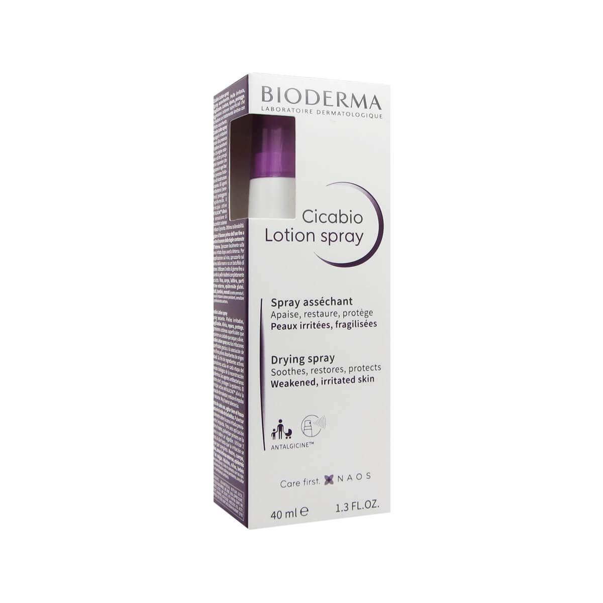 Bioderma Cicabio Lotion Spray Hasar Görmüş Cilt Anında Kurutucu Sprey Losyon Yüz, Vücut Yetişkin, Çocuk 40 ml