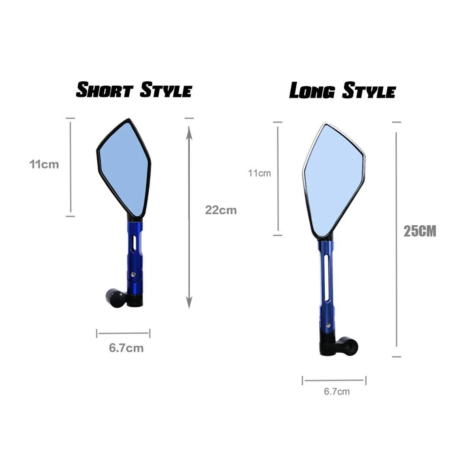składane lusterka wsteczne Pasuje do Z1000 Pasuje do Z900 Pasuje do Z900RS Pasuje do Z800 Pasuje do RS Pasuje do Z 100 Lusterka wsteczne z aluminium CNC(1,Short)