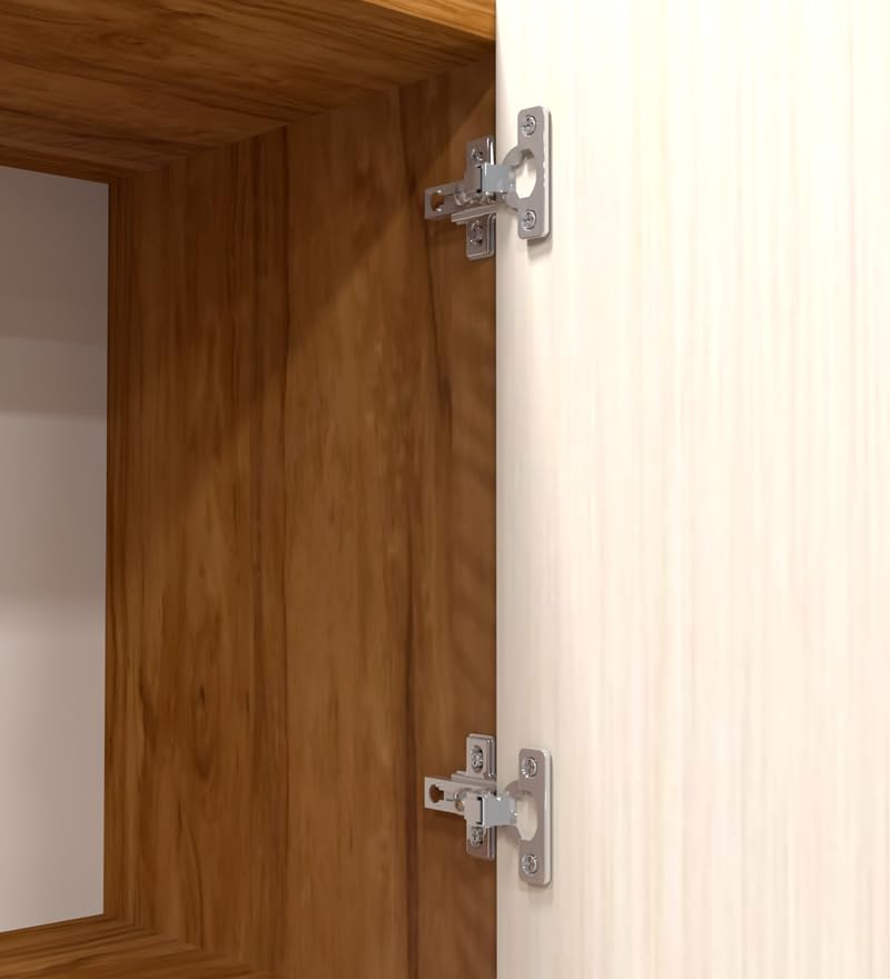 Image of SPECIALITY PANELS 8 Cube Bookshelf with Doors, Wood Bookcase Storage Organizer, 176x73x35 cm, Carpenter Assembly Provided