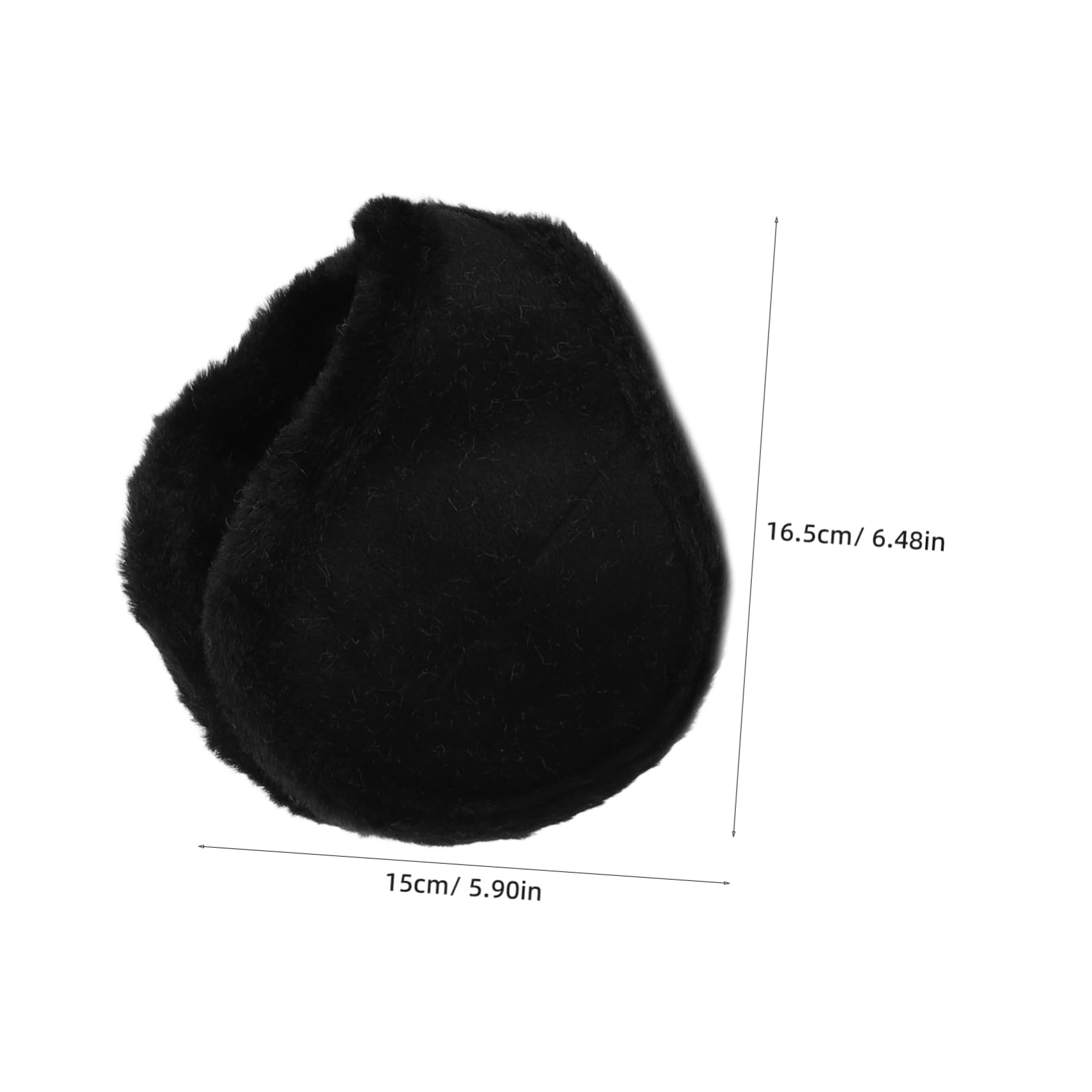 BESTYASH Men's Winter Ear Muffs Warm Ear Covers Plush Fleece Behind-the-head Design for Cold