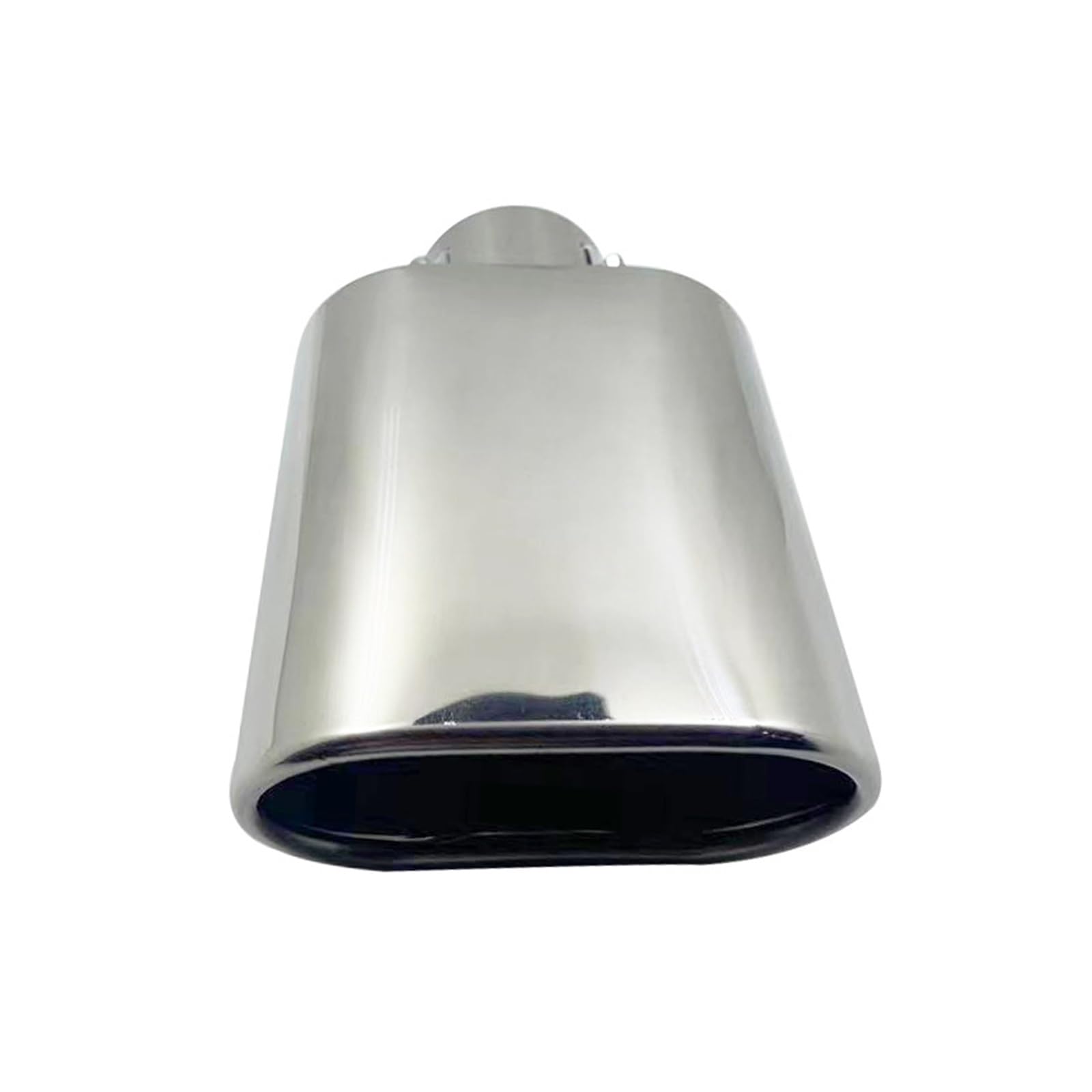 Tubo escape coche Puntas de silenciador para escape coche cuadrado Universal tubo para acero inoxidable(Prata)