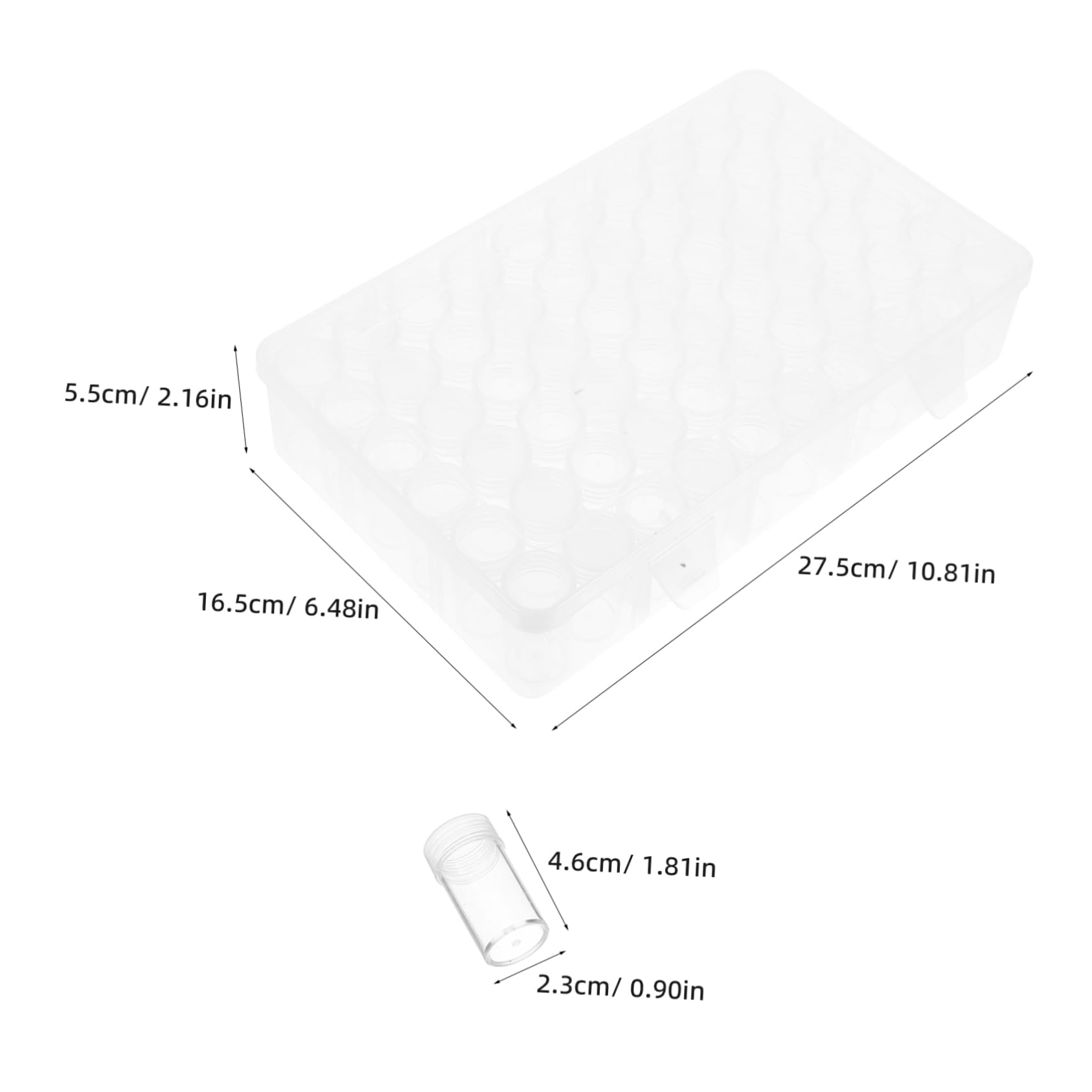 UPKOCH Scatole di Plastica Trasparenti da Scomparti per Conservare Semi con Etichette Numerate Organizer per Pacchetti e Piccoli Oggetti come Gioielli e Perline
