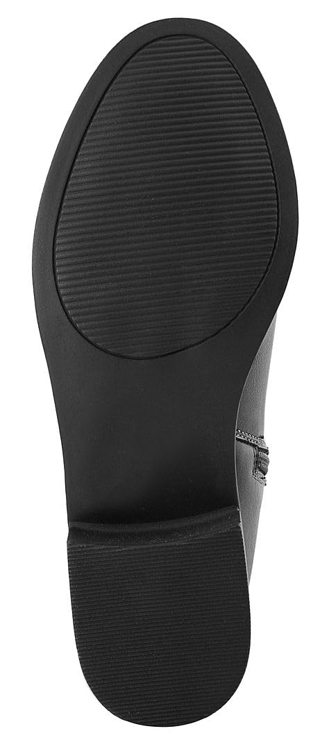 LONDON FOG Womens Irie Riding Boot, Regular and Wide Calf colors available Black wide calf 8.5 by London Fog - Used condition - Image 4