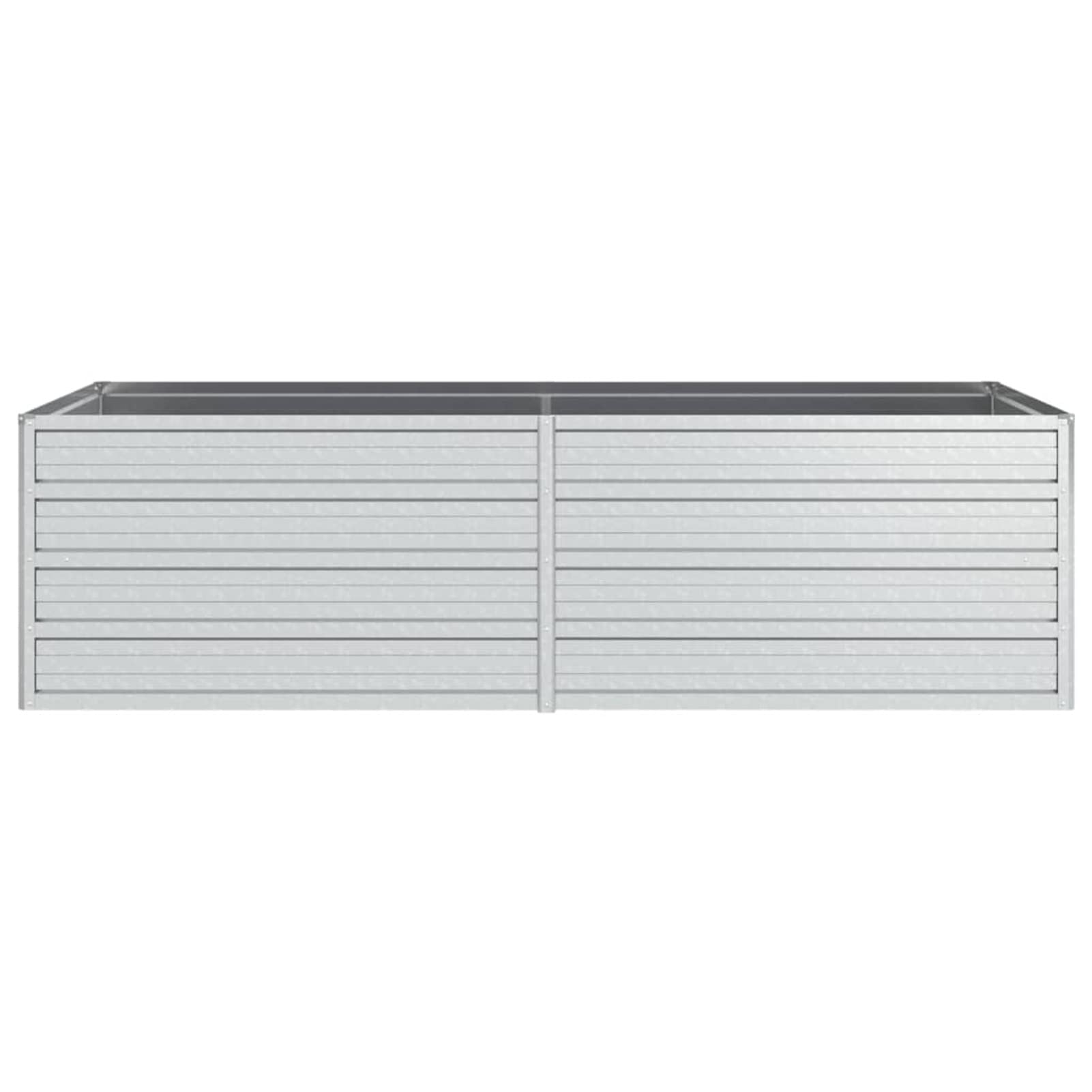 Chusui Arriate, Mesa De Cultivo, Huerto Domestico, Cultivo De Plantas Aromaticas, Arriate De Jardín, de Acero galvanizado Plateado 160x80x45 cm