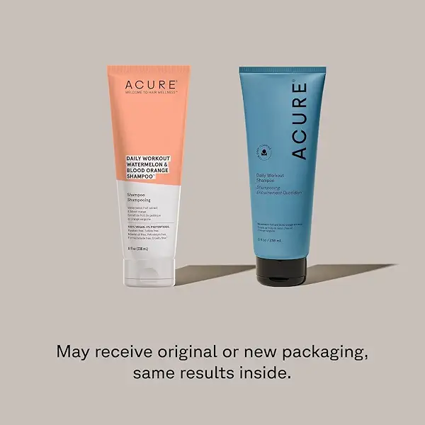 Acure Daily Workout Watermelon Shampoo & Conditioner - Lightweight Hydrating & Clarifying Shampoo and Conditioner for Women & Men w/Oily, Damaged Hair & Dry Scalp, Color Safe, Sulfate Free - 8 fl oz 2