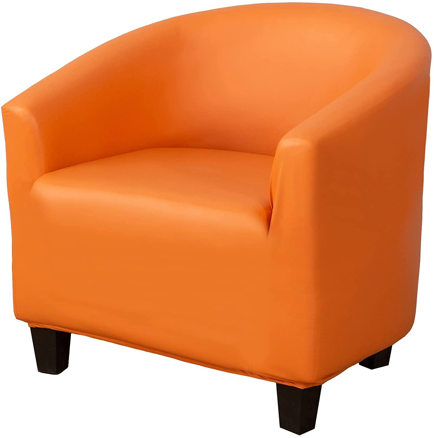 Funda de sillón elástica Konsilsa club chair impermeable de cuero PU color K