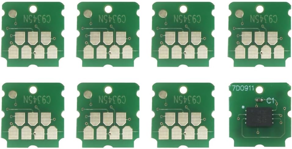 UPink 10PCS C9345 C12C934591 Maintenance Box Chip Compatible for EC-C7000 ST-C8000 ST-C8090 ET-16600 ET-16650 ET-5880 ET-5850 ET-5800 WF-7310 WF-7820 WF-7840 WF7830 Printer (10)