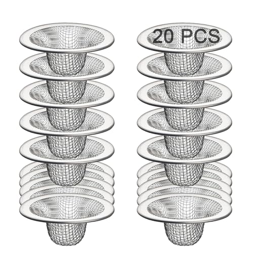 Beyoslf 20Pcs Mesh Drain Screens