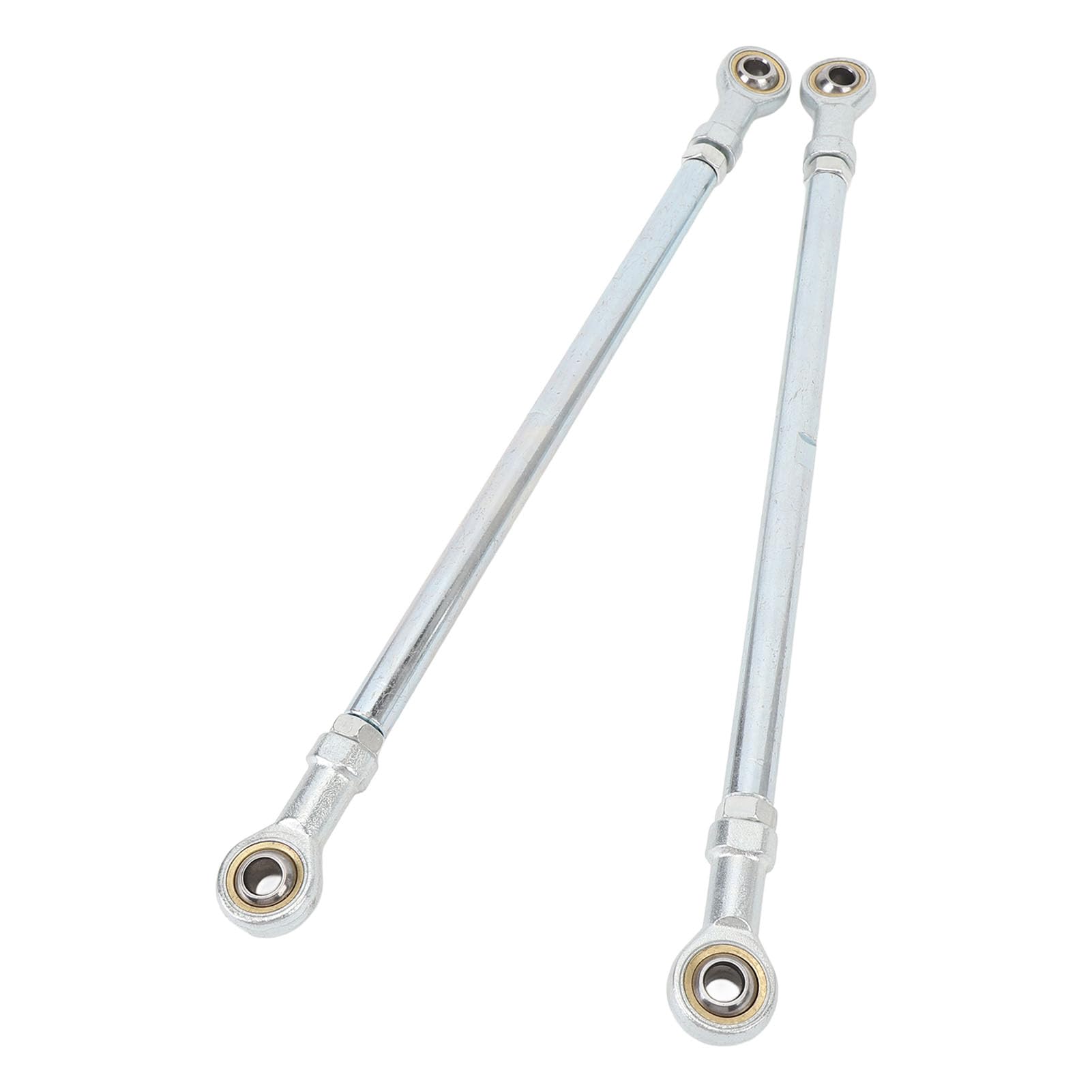 1 paire de biellettes de direction 295 mm 8 mm en alliage d'acier haute résistance longue durée pour kart, VTT, chariot de course