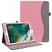 Produktbild Fintie Hülle für iPad 9.7 Zoll 2018 2017 / iPad Air 2 / iPad Air - [Eckenschutz] Multi-Winkel Betrachtung Folio Stand Schutzhülle Case mit Dokumentschlitze, Auto Wake/Sleep, Jeansoptik Rosa