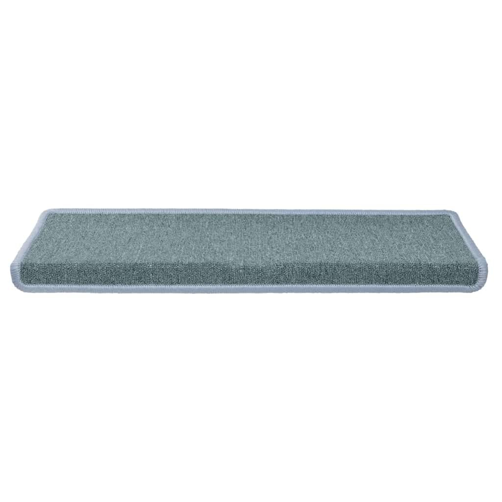 Mata na schody 15 sztuk 65x21x4 cm Granatowa PP Tufté