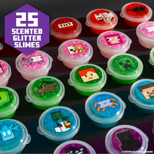 Image of Horizon Group USA Scented Slime Favors, 25 Pack, Minecraft