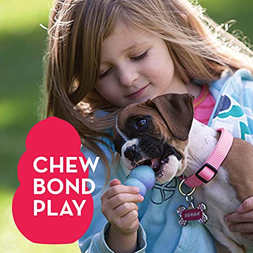 Brinquedo Para Cães Filhotes Kong Puppy Médio Rosa