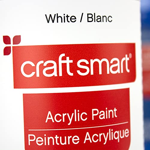 32oz. White Acrylic Paint by Craft Smart - Fast Drying Paint for Drawing, Painting, Art & Crafts Supplies - 1 Pack - Thumbnail 3