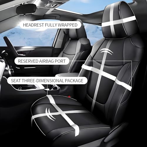 Image of IKABEVEM Custom Fit Seat Covers for Toyota Corolla 2020-2022 L, LE Full Set