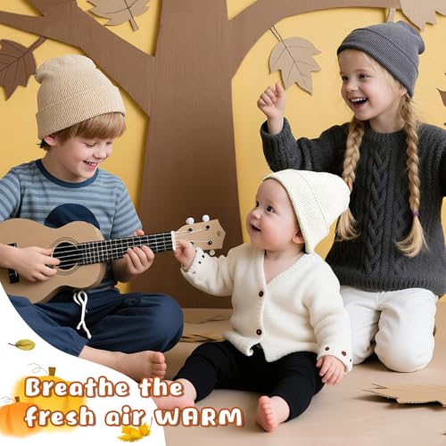 Image of ZOORON Toddler Beanie Boys Girls Beanies Kids Winter Hats Children Knit Cap
