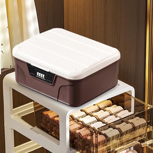 Boîte rangement verrouillable grande capacité pour documents confidentiels