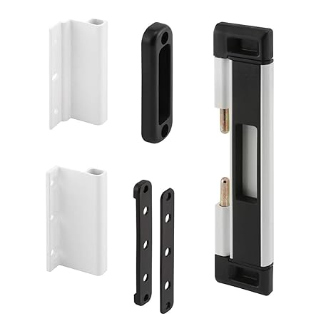 High Security Deadbolt Lock for Sliding Patio Doors, Dual Steel Bolts Provide Superior Protection Against Forced Entry, Doubles as Child-Safety Lock