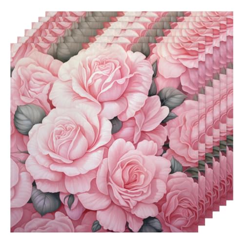 Servilletas de Tela Set de 6 Multicolor 50.5 cm x 50.5 cm miniatura 1