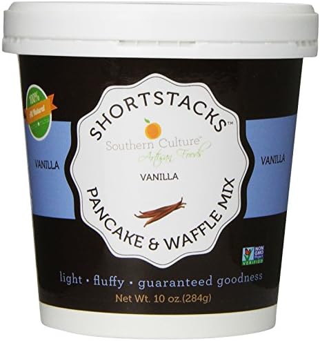 Southern Culture Foods Pancake and Waffle Mix, Vanilla, 10 Ounce