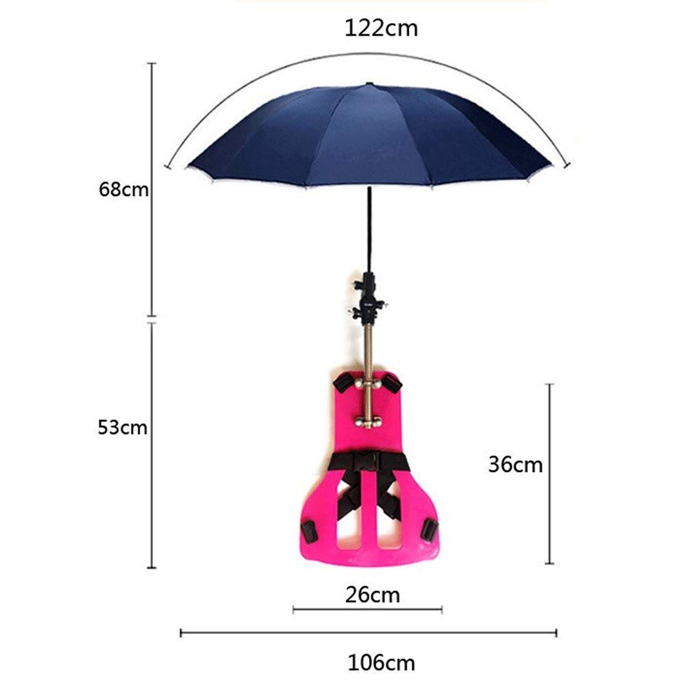 Rucksack mit Regenschirm, 360 ° Sonnenschirm Männer und Frauen Outdoor Sports Wandern Rucksack Umbrella Liberation Hands,F
