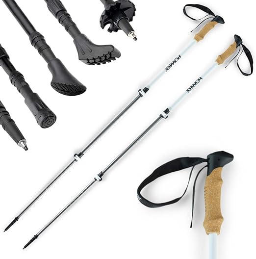 Bastoni Trekking Telescopici In Alluminio - Leggeri, Regolabili E Antiscivolo