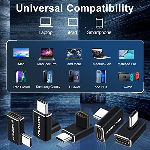 Adaptador USB C Ángulo 90° 4 Piezas miniatura 7