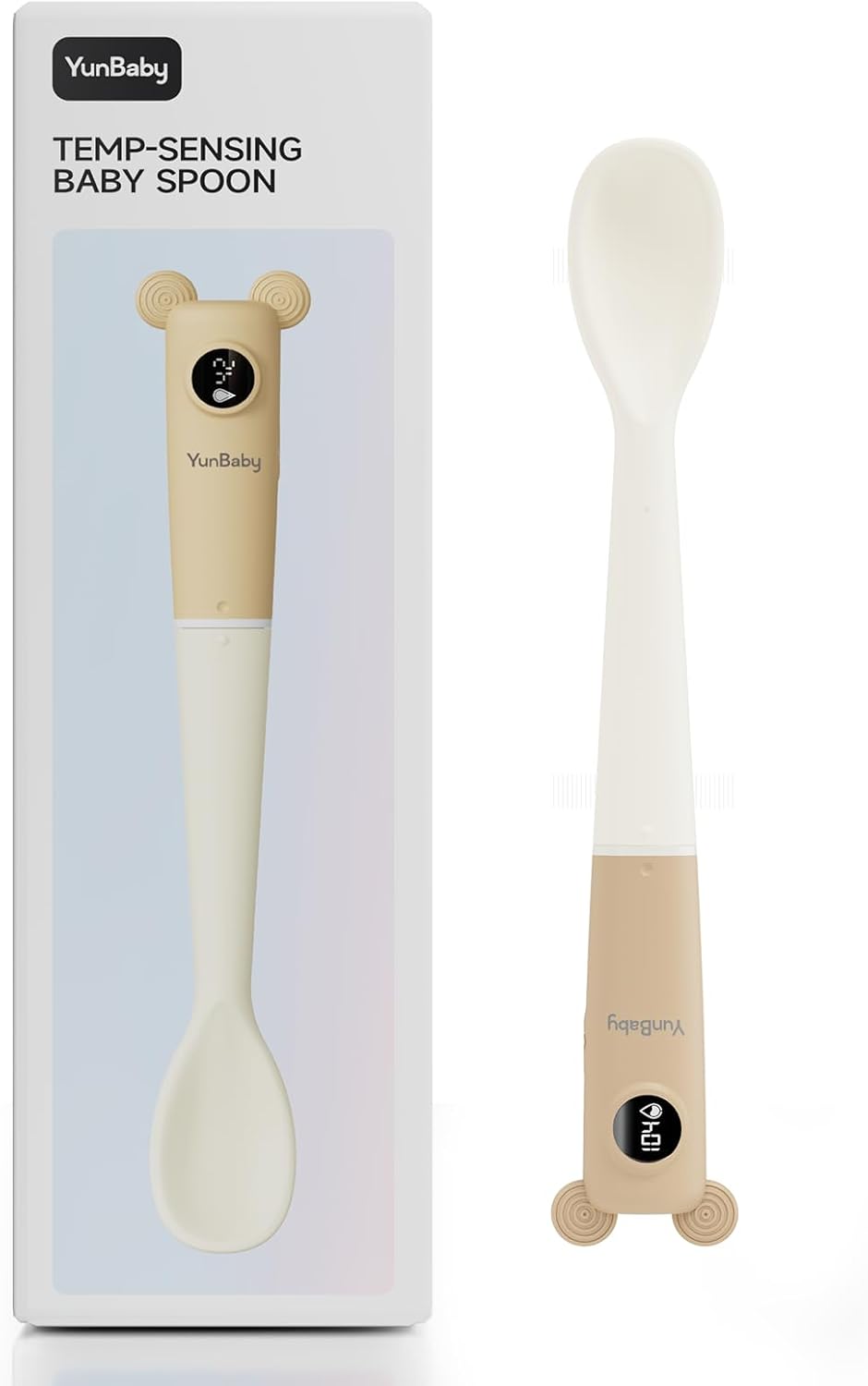 Baby Food Spoon with Thermometer – Instant-Read Display fo...