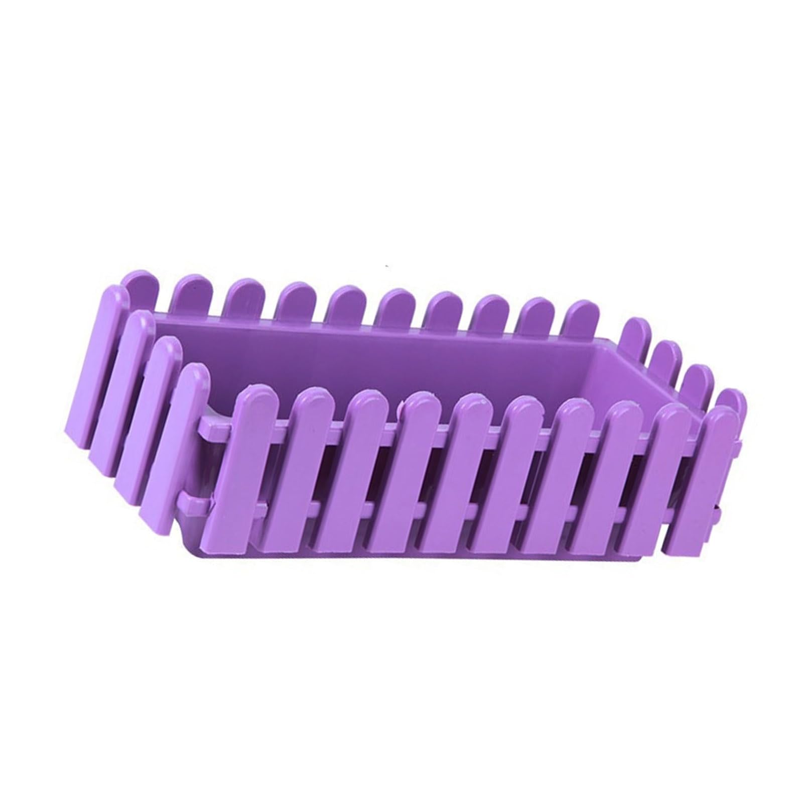 ordinarYone Rectangular Planter Box for Outdoor Plant Decorative Container Garden Vegetable Planting Fencing Railing Decoration