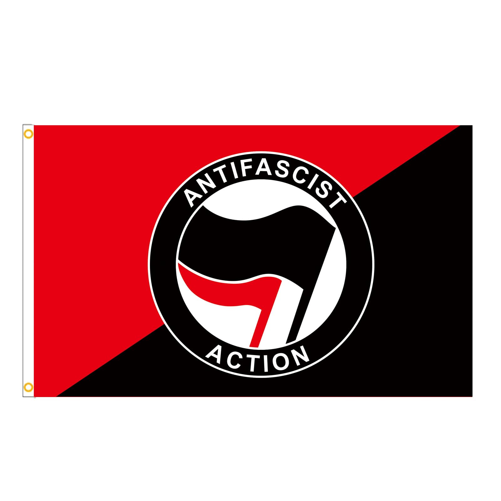 Antifa Flag 3x5ft Polyester Banner Backdrop Gifts Color:Antifa