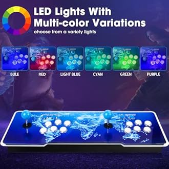 2025 Latest Arcade Console Pandora Box Built in 42,000+ Games with 50+ Emulators 4K HDMI Output Plug and Play TV Video Game 256GB Memory Card Retro Game Machine Double Joystick Favorites List