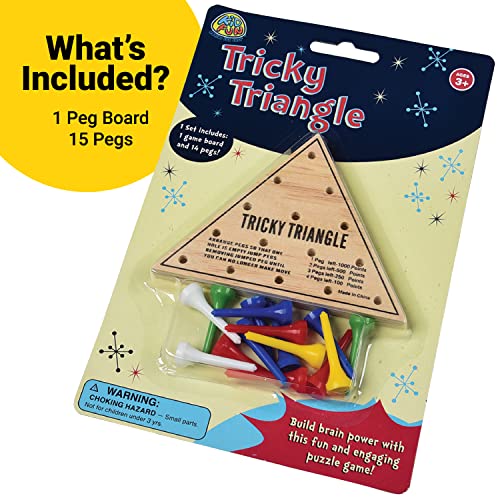 U.S. Toy Tricky Triangle Game - Travel Games, Assorted, MU845 - Image 5