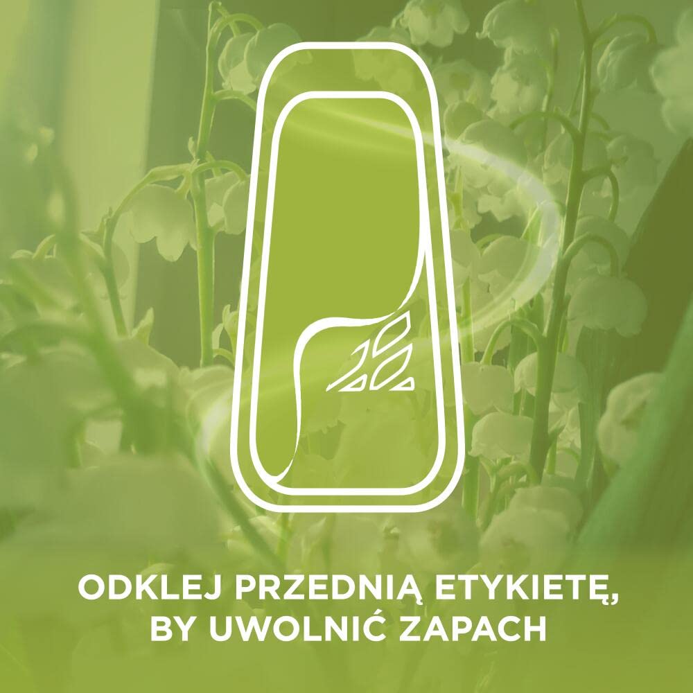 Glade Gel Muguet odświeżacz powietrza w żelu o zapachu konwalii, 1+1 GRATIS, 2x 150 g