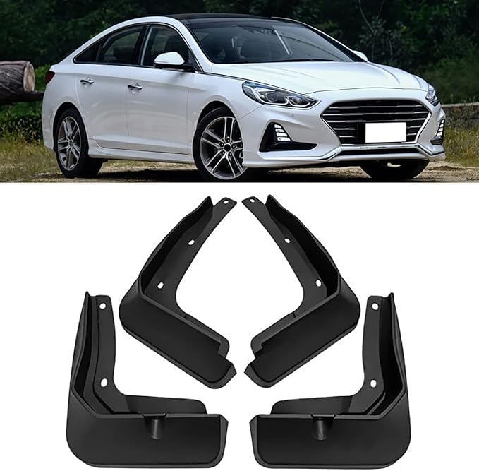 Bavettes pour Hyundai Sonata 2018-2019 garde-boue de voiture 4 pièces