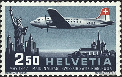 Prophila Collection Suisse 479 (complète.édition) oblitéré 1947 Premier vol swissair (Timbres pour Les collectionneurs) Avions/Ballons/Zeppelins/ Aviation