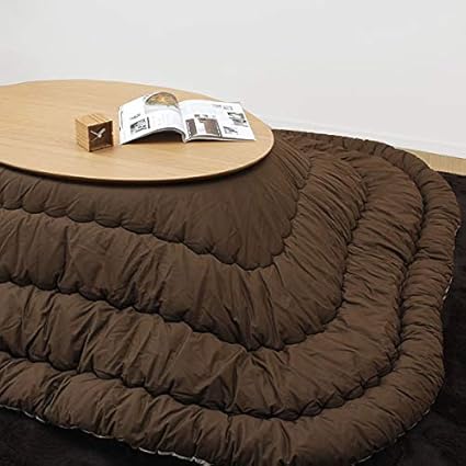 Amazon 布団職人がつくるこたつ布団 こたつ布団 厚掛け単品 5cm 315cm 長方形 楕円形180cm用 家具の里 こたつ布団