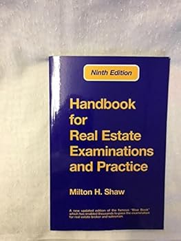 Paperback Handbook For Real Estate Examinations and Practice Book