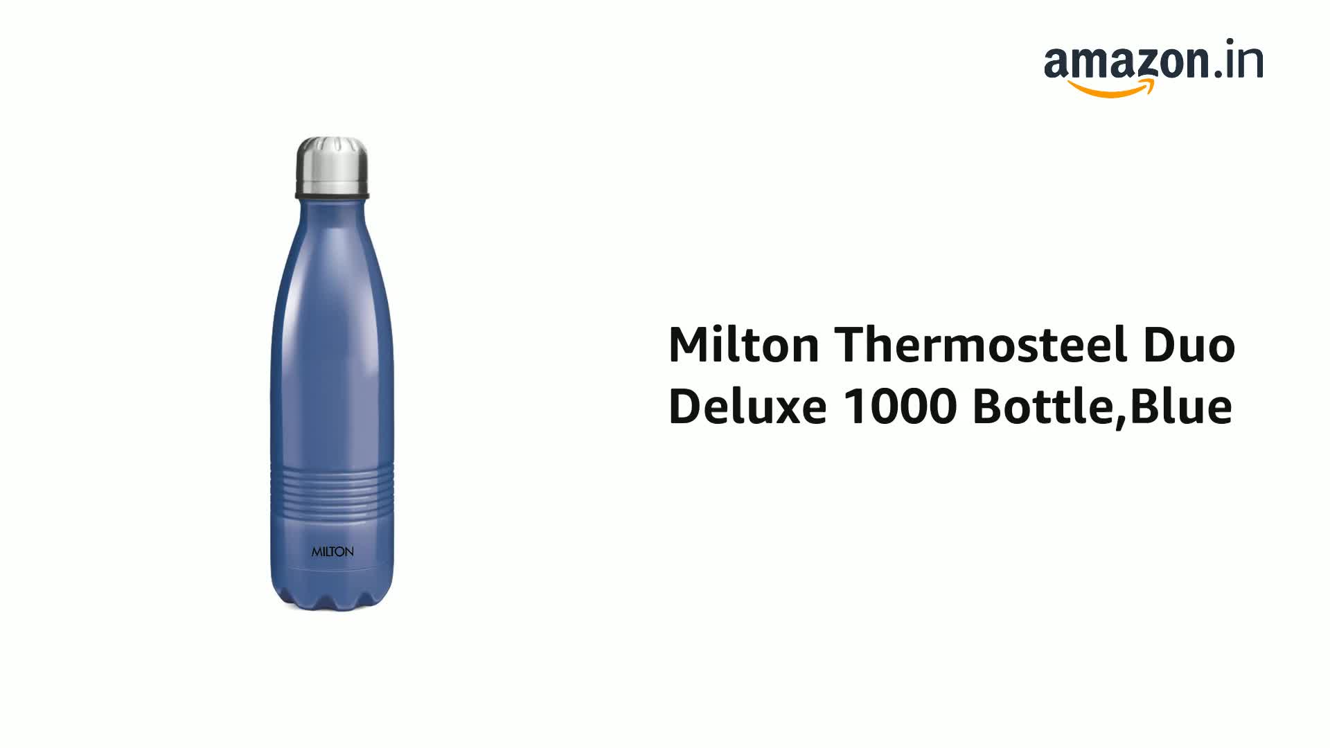 Milton Duo Dlx 1000 Thermosteel 24 Hours Hot And Cold Water Bottle 1 Litre Blue Leak Proof Office Bottle Gym Home Kitchen Hiking Trekking Travel Bottle Amazon In Home Kitchen Milton Duo Dlx 1000 Thermosteel 24 Hours Hot And Cold Water Bottle 1 Litre Blue Leak Proof Office Bottle Gym Home Kitchen Hiking Trekking Travel Bottle Amazon In Home Kitchen