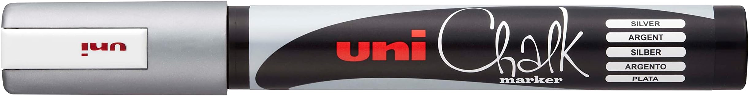 uni-ballUni Chalk Marker, PWE-5M Medium, Silver