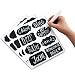 48x Trendy Chalkboard Labels and Liquid Chalk Marker Pen Bundle ~ Unique Designs ~ Ideal Jar or Box Labels