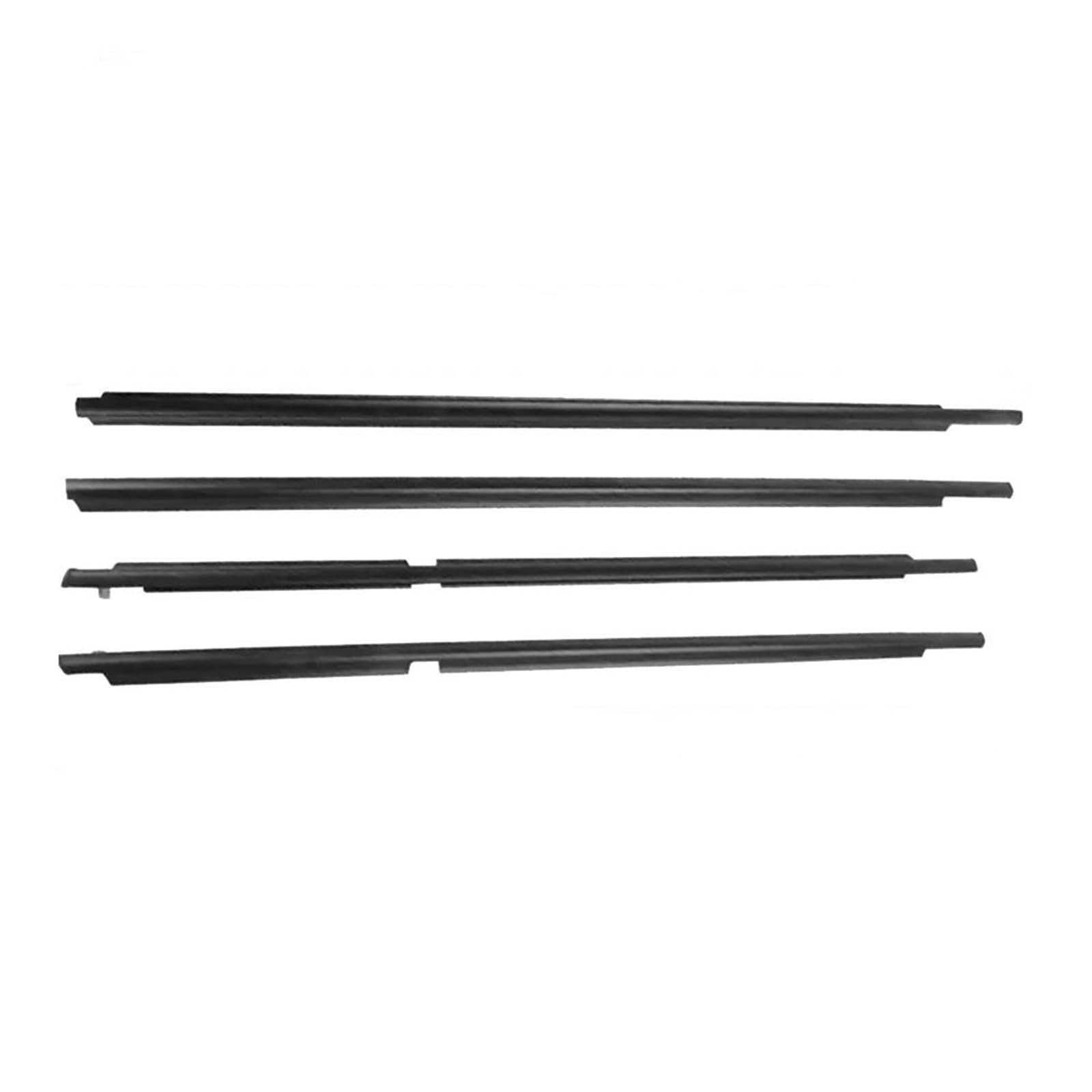 Spamfafghq One Color 4Pcs For Toyota For 4Runner 2003-2009 Window Seal Outer Door Weatherstrip Stripping 68161-35060 68162-35060