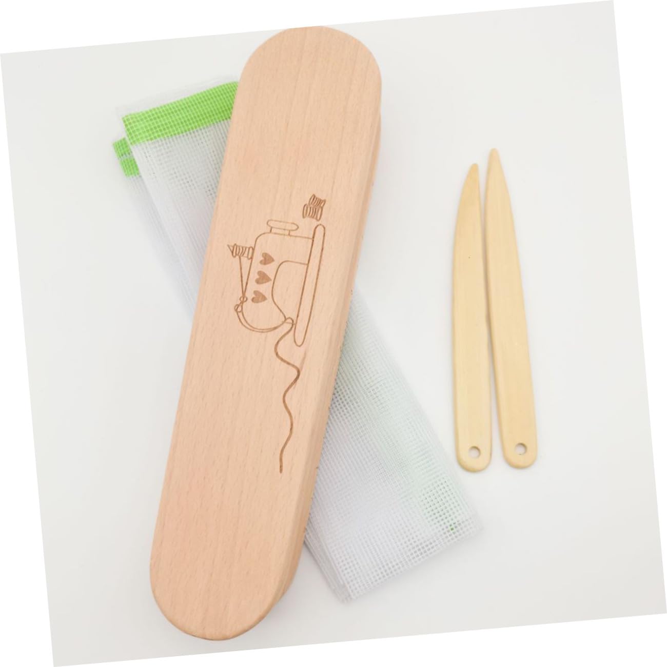 VICASKY Prensa Para Planchar Patchwork Bloque De Madera Para Planchar y Coser Badajo Para Acolchar Badajo De Planchado Bloque De Sastre Herramienta Badajo De Madera Badajos Tableta Costura