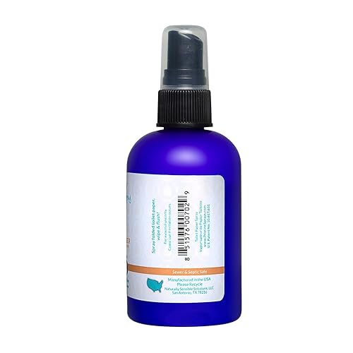 Miniatura 7 de Pristine Spray de papel higiénico como se ve en Shark Tank, The Planet Friendly, alternativa más natural a las toallitas húmedas desechables - Ámbar