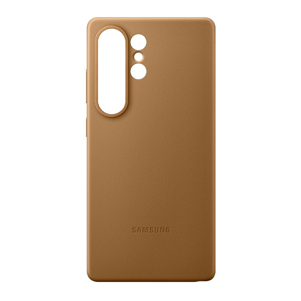 SAMSUNG Kindsuit Case cover morbida colorata per Galaxy S25 Ultra, Camel
