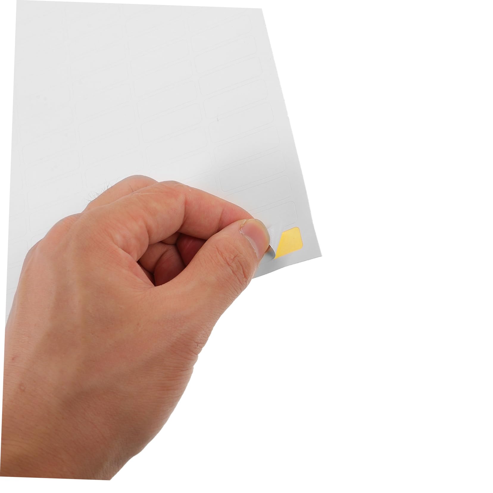 SHINEOFI 100feuilles Étiquettes Vierges Autocollantes Pour Imprimante Étiquettes Postales Vierges De Prix Autocollantes Petites Amovibles